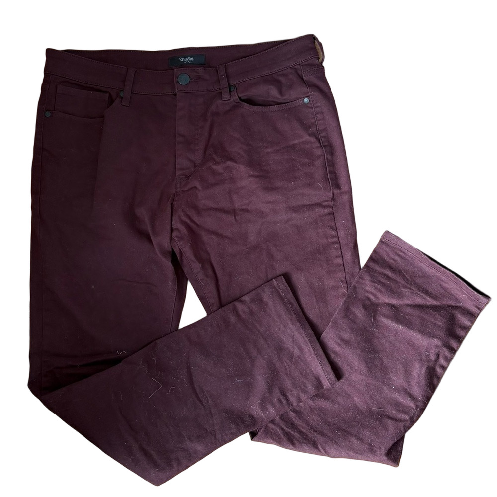Burgundy Cargo Pants for Men